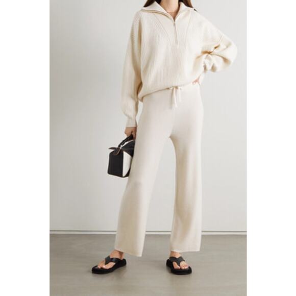 Lisa Yang heather cashmere trousers cream XS - Picture 5 of 9